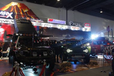 PAsay, PH - NOV 16 - Ford Ranger raptor Manila Auto Salon 'da 16 Kasım 2024, Pasay, Filipinler. Manila Auto Salon, Filipinler 'de düzenlenen bir pazar sonrası araba fuarıdır..