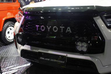 Pasay, PH-16 - Toyota hilux gr Manila Oto Salon 'da 16 Kasım 2024 tarihinde Pasay, Filipinler' de. Manila Auto Salon, Filipinler 'de düzenlenen bir pazar sonrası araba fuarıdır..