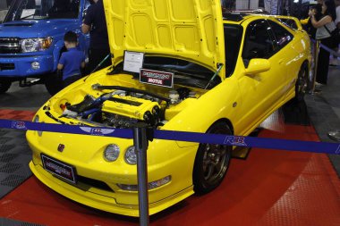 PAsay, PH - NOV 16 - Honda integra Manila Auto Salon 'da 16 Kasım 2024 tarihinde Pasay, Filipinler' de. Manila Auto Salon, Filipinler 'de düzenlenen bir pazar sonrası araba fuarıdır..