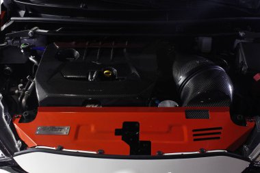 Pasay, PH-16 - Toyota yaris gr 16 Kasım 2024 tarihinde Pasay, Filipinler 'de Manila Oto Salon' da. Manila Auto Salon, Filipinler 'de düzenlenen bir pazar sonrası araba fuarıdır..