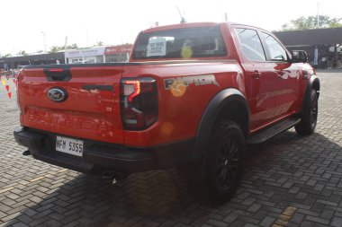 PAsay, PH - NOV 16 - Ford Ranger test sürüşünde 16 Kasım 2024 tarihinde Pasay, Filipinler 'de. Auto Focus, Filipinler 'de düzenlenen bir otomobil test sürüşü etkinliğidir..