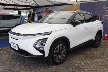 Pasay, PH-16-Omoda c5 Oto Focus test sürüşünde 16 Kasım 2024 tarihinde Pasay, Filipinler 'de. Auto Focus, Filipinler 'de düzenlenen bir otomobil test sürüşü etkinliğidir..