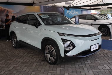 Pasay, PH-16-Omoda c5 Oto Focus test sürüşünde 16 Kasım 2024 tarihinde Pasay, Filipinler 'de. Auto Focus, Filipinler 'de düzenlenen bir otomobil test sürüşü etkinliğidir..