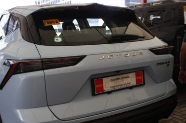 Pasay, PH-16 - 16 Kasım 2024 tarihinde Pasay, Filipinler 'de Oto Focus test sürüşünde Jetour çarpması. Auto Focus, Filipinler 'de düzenlenen bir otomobil test sürüşü etkinliğidir..