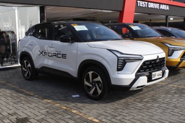 Pasay, PH-16 - Mitsubishi xforce 16 Kasım 2024 tarihinde Pasay, Filipinler 'de Oto Focus test sürüşünde. Auto Focus, Filipinler 'de düzenlenen bir otomobil test sürüşü etkinliğidir..