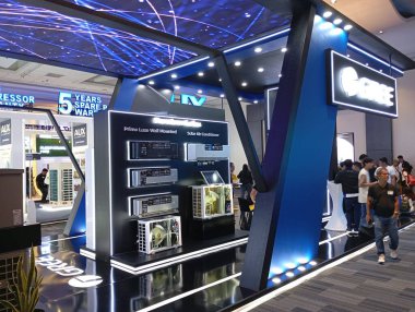 Pasay, PH-9-Philconstruct Expo 'daki Gree standı 9 Kasım 2024 Pasay, Filipinler. Philconstruct, Filipinler 'de her yıl düzenlenen bir inşaat sergisidir..