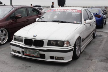 PARANAQUE, PH - 29 DEC - Manila Fitted Car 'da Bmw e36 29 Aralık 2024 tarihinde Paranaque, Filipinler' de buluşacak. Manila Fitted, Filipinler 'de bir araba etkinliği düzenleyen bir araba grubu.. 