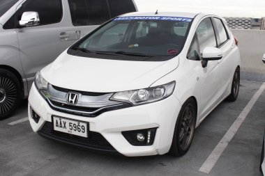 PARANAQUE, PH - JAN 11 - Honda 11 Ocak 2025 'te Paranaque, Filipinler' de meyve suyu yıl açılışında nöbet geçirdi. Meyve suyu yılı açılışı, Filipinler 'de düzenlenen bir otomobil yarışması.. 