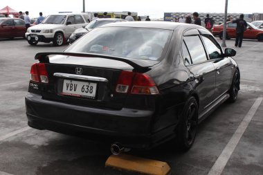 PARANAQUE, PH - 9 Şubat - Honda Civic at Prosper car meet on 9 Şubat 2025, Paranaque, Filipinler. Prosper, Filipinler 'de bir etkinlik düzenleyen bir araba grubu..