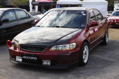 MUNTINLUPA, PH - MAR 8 - Honda Meet Manila 'da 8 Mart 2025 tarihinde, Muntinlupa, Filipinler. Honda Meet Manila, Filipinler 'de düzenlenen bir otomobil etkinliği.