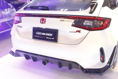 MUNTINLUPA, PH - MAR 8 - Honda Meet Manila 'da Honda civic 8 Mart 2025 tarihinde Muntinlupa, Filipinler' de. Honda Meet Manila, Filipinler 'de düzenlenen bir otomobil etkinliği.