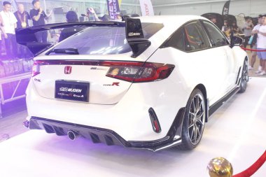 MUNTINLUPA, PH - MAR 8 - Honda Meet Manila 'da Honda civic 8 Mart 2025 tarihinde Muntinlupa, Filipinler' de. Honda Meet Manila, Filipinler 'de düzenlenen bir otomobil etkinliği.