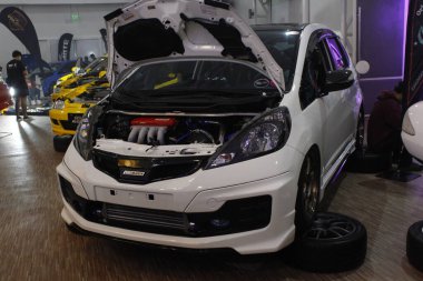 MUNTINLUPA, PH - MAR 8 - Honda Meet Manila 'da 8 Mart 2025 tarihinde Muntinlupa, Filipinler. Honda Meet Manila, Filipinler 'de düzenlenen bir otomobil etkinliği.