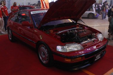 MUNTINLUPA, PH - MAR 8 - Honda Meet Manila 'da Honda crx 8 Mart 2025 tarihinde Muntinlupa, Filipinler' de. Honda Meet Manila, Filipinler 'de düzenlenen bir otomobil etkinliği.