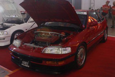 MUNTINLUPA, PH - MAR 8 - Honda Meet Manila 'da Honda crx 8 Mart 2025 tarihinde Muntinlupa, Filipinler' de. Honda Meet Manila, Filipinler 'de düzenlenen bir otomobil etkinliği.