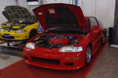 MUNTINLUPA, PH - MAR 8 - Honda Meet Manila 'da Honda crx 8 Mart 2025 tarihinde Muntinlupa, Filipinler' de. Honda Meet Manila, Filipinler 'de düzenlenen bir otomobil etkinliği.