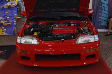 MUNTINLUPA, PH - MAR 8 - Honda Meet Manila 'da Honda crx 8 Mart 2025 tarihinde Muntinlupa, Filipinler' de. Honda Meet Manila, Filipinler 'de düzenlenen bir otomobil etkinliği.