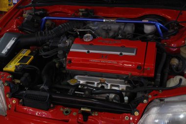 MUNTINLUPA, PH - MAR 8 - Honda Meet Manila 'da Honda crx 8 Mart 2025 tarihinde Muntinlupa, Filipinler' de. Honda Meet Manila, Filipinler 'de düzenlenen bir otomobil etkinliği.