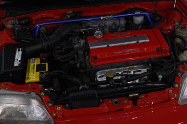 MUNTINLUPA, PH - MAR 8 - Honda Meet Manila 'da Honda crx 8 Mart 2025 tarihinde Muntinlupa, Filipinler' de. Honda Meet Manila, Filipinler 'de düzenlenen bir otomobil etkinliği.