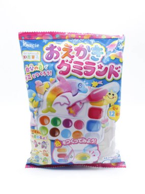 MANILA, PH - 22 Şubat - Kracie eğitim amaçlı şeker çizimi 22 Şubat 2025 tarihinde Manila, Filipinler 'de. Kracie Japonya 'da bir Japon gıda üreticisi..