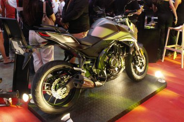 Pasay, PH - MAR 22 - Voge s25r 22 Mart 2025 tarihinde Pasay, Filipinler 'de yarışa katıldı. İçerideki bisiklet festivali Filipinler 'de bir motosiklet etkinliği..