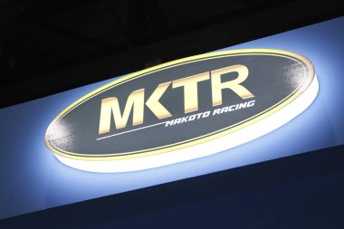Pasay, PH - MAR 22 - Makoto standı 22 Mart 2025 tarihinde Pasay, Filipinler 'deki Inside yarış bisikleti festivalinde. İçerideki bisiklet festivali Filipinler 'de bir motosiklet etkinliği..