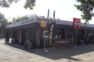 Pasay, PH - 13 Nisan - Nissan standı Manila Uluslararası Otomobil Fuarı (MIAS) 13 Nisan 2025 tarihinde Pasay, Filipinler 'de. MIAS, Filipinler 'de düzenlenen bir otomobil fuarıdır..