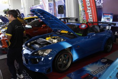 Pasay, PH - APR 13 - Honda s2000 Manila Uluslararası Otomobil Fuarı 'nda (MIAS) 13 Nisan 2025, Pasay, Filipinler. MIAS, Filipinler 'de düzenlenen bir otomobil fuarıdır..