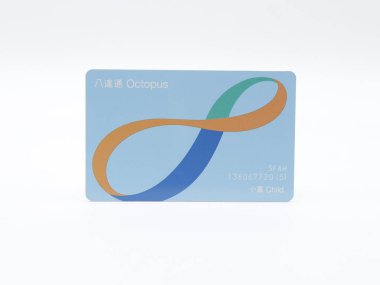 22 Şubat 2025 'te Manila, Filipinler' de Ahtapot Çocuk Kartı. Ahtapot, Hong Kong 'da ödeme yapmak için kullanılan gizli değerli bir kartdır..