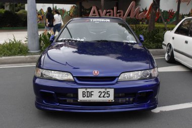 PARANAQUE, PH - JUNE 15 - Honda integra at Stance Pilipinas triple header car meet on June 15, 2025 in Paranaque, Philippines. Stance Pilipinas is a car group based in Philippines.