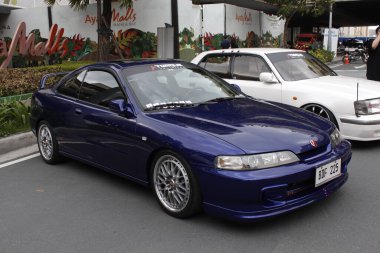 PARANAQUE, PH - JUNE 15 - Honda integra at Stance Pilipinas triple header car meet on June 15, 2025 in Paranaque, Philippines. Stance Pilipinas is a car group based in Philippines.