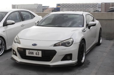 PARANAQUE, PH - 15 Haziran - Subaru brz at Stance Pilipinas triple header car meet on June 15, 2025, Paranaque, Filipinler. Stance Pilipinas, Filipinler merkezli bir otomobil grubu..