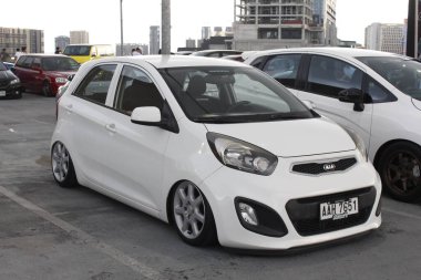 PARANAQUE, PH - JUNE 15 - Kia picanto at Stance Pilipinas triple header car meet on June 15, 2025 in Paranaque, Philippines. Stance Pilipinas is a car group based in Philippines.