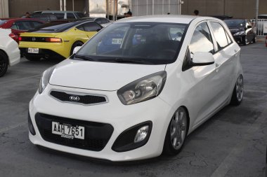 PARANAQUE, PH - JUNE 15 - Kia picanto at Stance Pilipinas triple header car meet on June 15, 2025 in Paranaque, Philippines. Stance Pilipinas is a car group based in Philippines.
