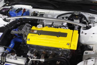 PARANAQUE, PH - 25 Mayıs - Honda Civic Motor Auto Industria 25 sıcak yaz karşılaşması 25 Mayıs 2025 tarihinde Paranaque, Filipinler 'de. Auto Industria Filipinler 'de bir otomotiv kaynağıdır..