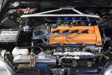 PARANAQUE, PH - 25 Mayıs - Honda Civic Motor Auto Industria 25 sıcak yaz karşılaşması 25 Mayıs 2025 tarihinde Paranaque, Filipinler 'de. Auto Industria Filipinler 'de bir otomotiv kaynağıdır..