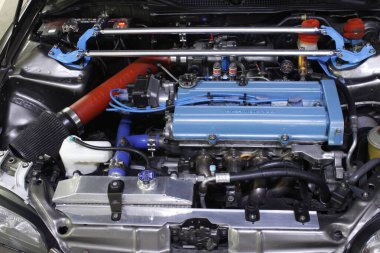 PARANAQUE, PH - 25 Mayıs - Honda Civic Motor Auto Industria 25 sıcak yaz karşılaşması 25 Mayıs 2025 tarihinde Paranaque, Filipinler 'de. Auto Industria Filipinler 'de bir otomotiv kaynağıdır..