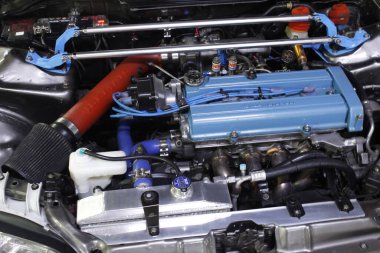 PARANAQUE, PH - 25 Mayıs - Honda Civic Motor Auto Industria 25 sıcak yaz karşılaşması 25 Mayıs 2025 tarihinde Paranaque, Filipinler 'de. Auto Industria Filipinler 'de bir otomotiv kaynağıdır..