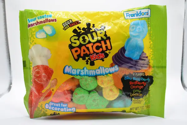 22 Şubat 2025 'te Manila, Filipinler' de Frankford Ekşi Şekerlemeleri. Frankford, ABD 'de yemek üretiyor..