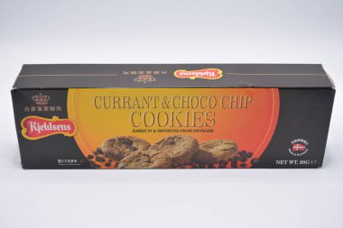 MANILA, PH - FEB 22 - Kjeldsens Currant and Choco Chip Cookies on February 22, 2025 in Manila, Philippines. Kjeldsens is a cookie maker in Denmark.