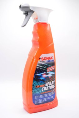 MANILA, PH - FEB 22 - Sonax ceramic spray coating on February 22, 2025 in Manila, Philippines. Sonax is a car care products maker in Germany.