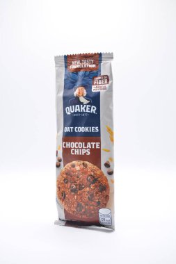 MANILA, PH - FEB 22 - Quaker oat cookies chocolate chips on February 22, 2025 in Manila, Philippines. Quaker is a oat meal food maker in USA.