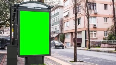 Billboard modelleme videosu, yeşil ekran krom anahtarı, kamera efektini büyüt