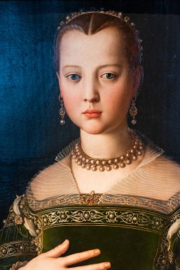 Medieval portrait of young princess
