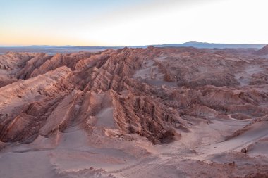 Atacama Çölü 'ndeki kanyonda kayalık oluşumu