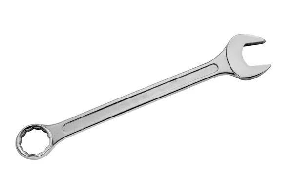 Spanner Isolated White Including Clipping Path Copy Spac — Stock Photo, Image