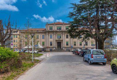 Cuneo, Piedmont, İtalya - 07 Nisan 2023: Carle Hastanesi