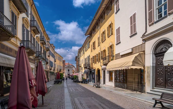 Bra Cuneo Piedmont Italy May 2023 Cavour Central Pedestrian Street — Stock Photo, Image