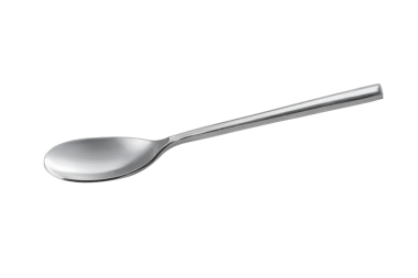 Kahve kaşığı kesilmiş.