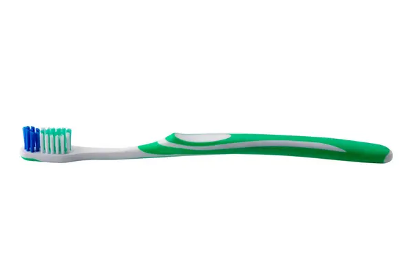 Kırpma yolu dahil olmak üzere diş fırçası beyazda izole edildi